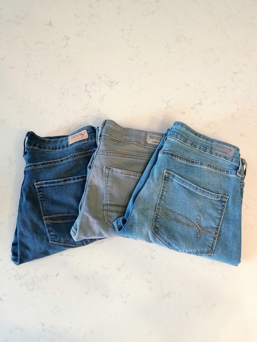 Bundle Levi's Jeans Light & Dark Wash Modern Skinny + Grey Low-rise Jeggings